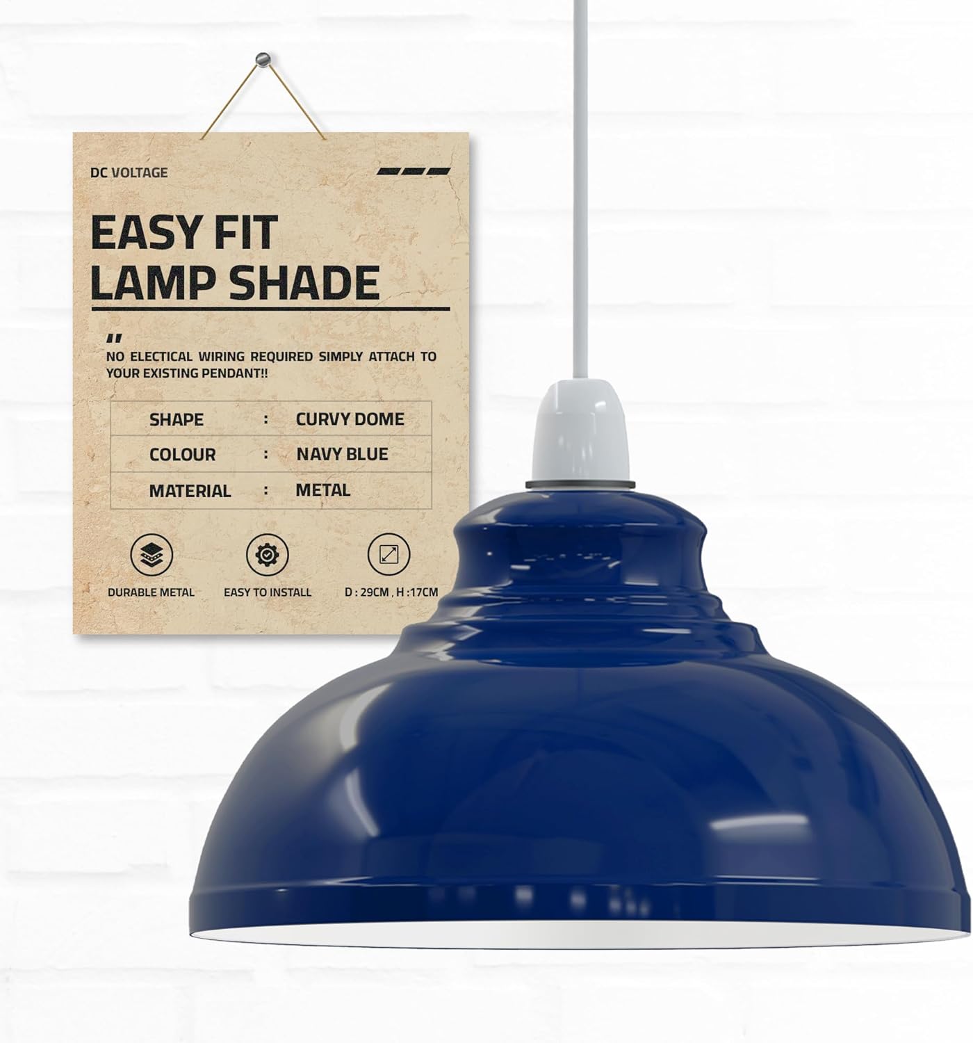 Retro Pendant Lamp Shades for Living Room ~ 2091