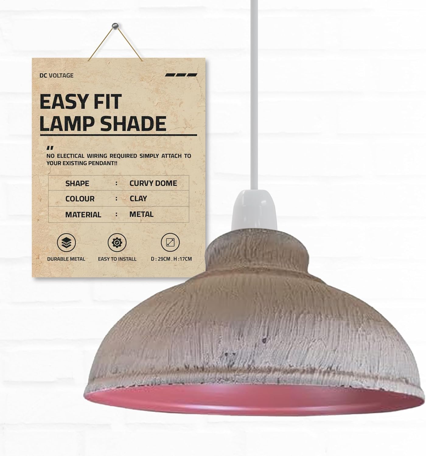Retro Pendant Lamp Shades for Living Room ~ 2091