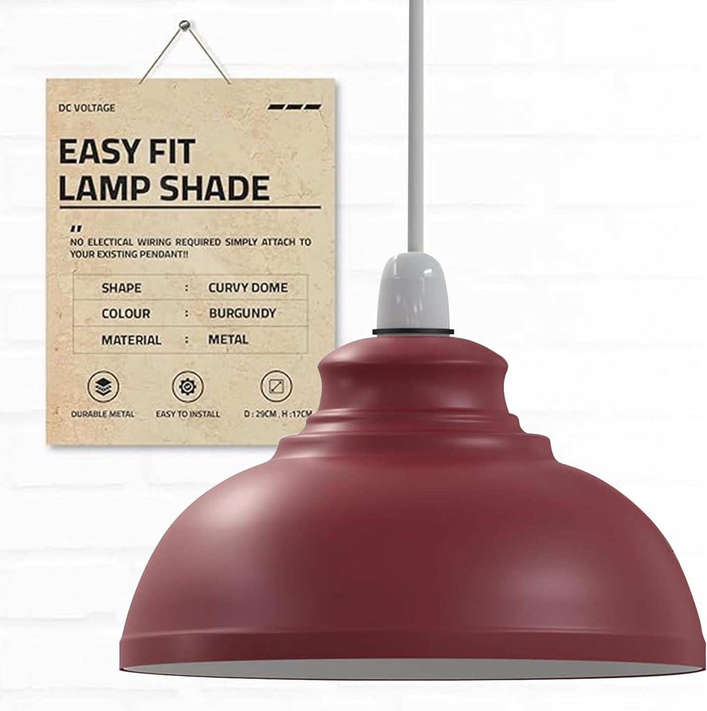 Retro Pendant Lamp Shades for Living Room ~ 2091