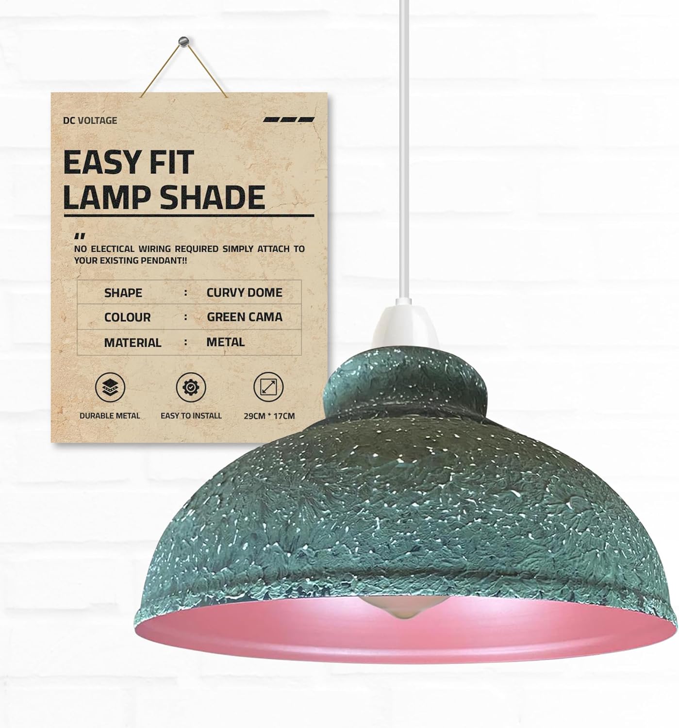 Retro Pendant Lamp Shades for Living Room ~ 2091